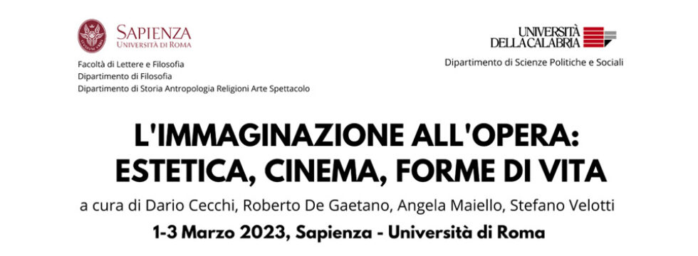 Immaginazione all'opera: convegno Sapienza Unical